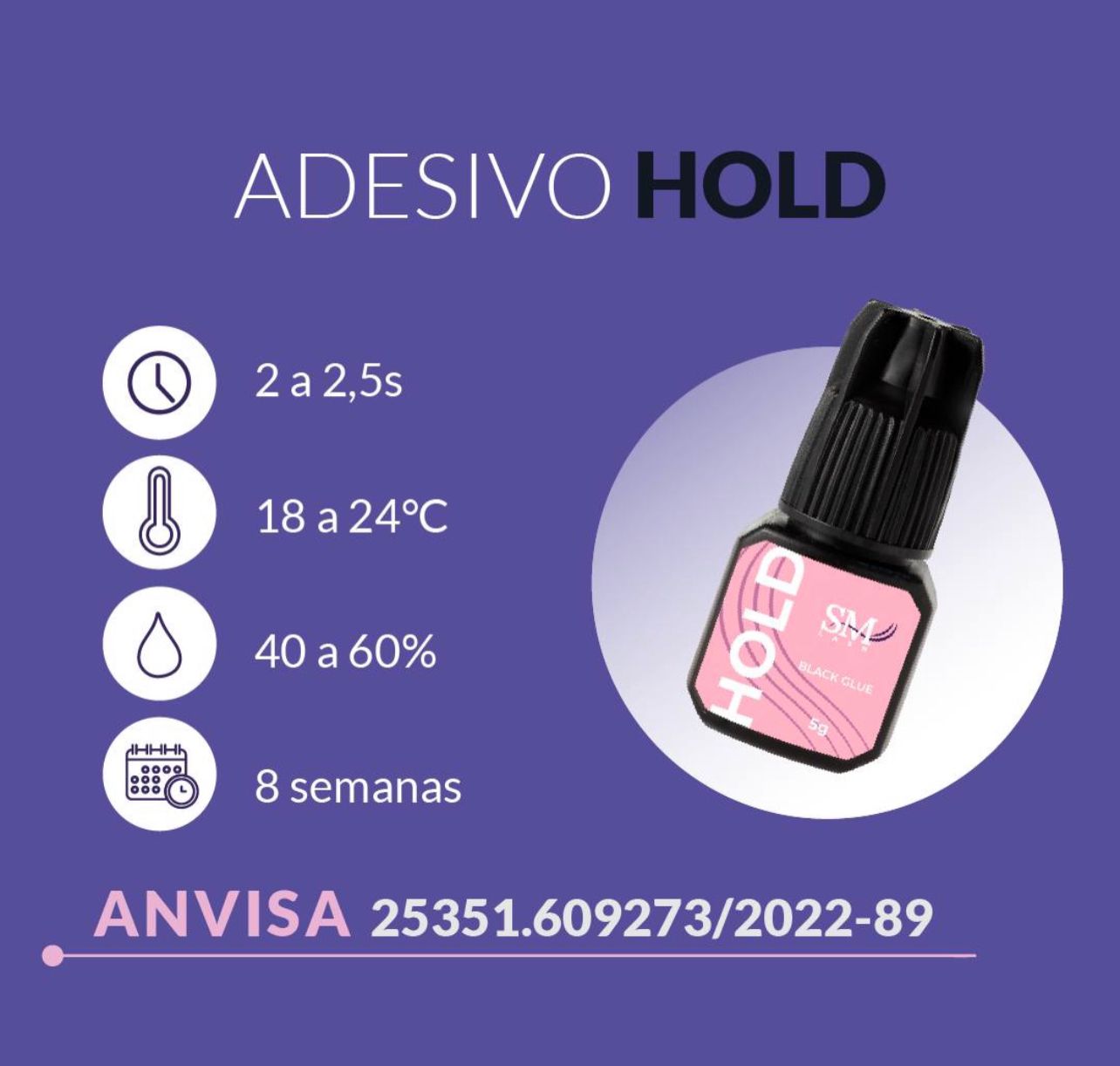 Cola Adesivo SM Lash Hold 3g - Imagem 4