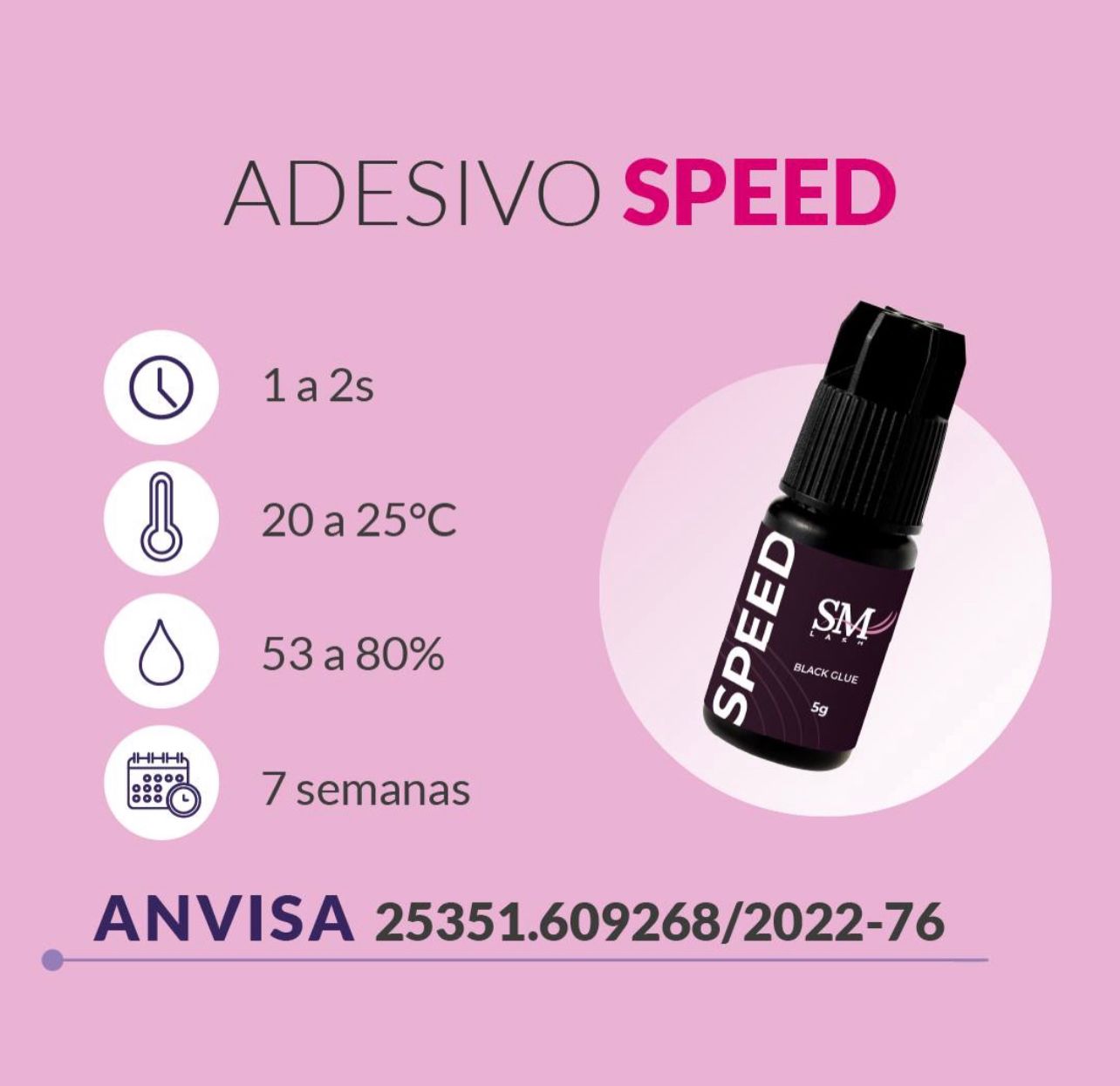 Cola Adesivo Speed SM Lash 3gr - Imagem 3