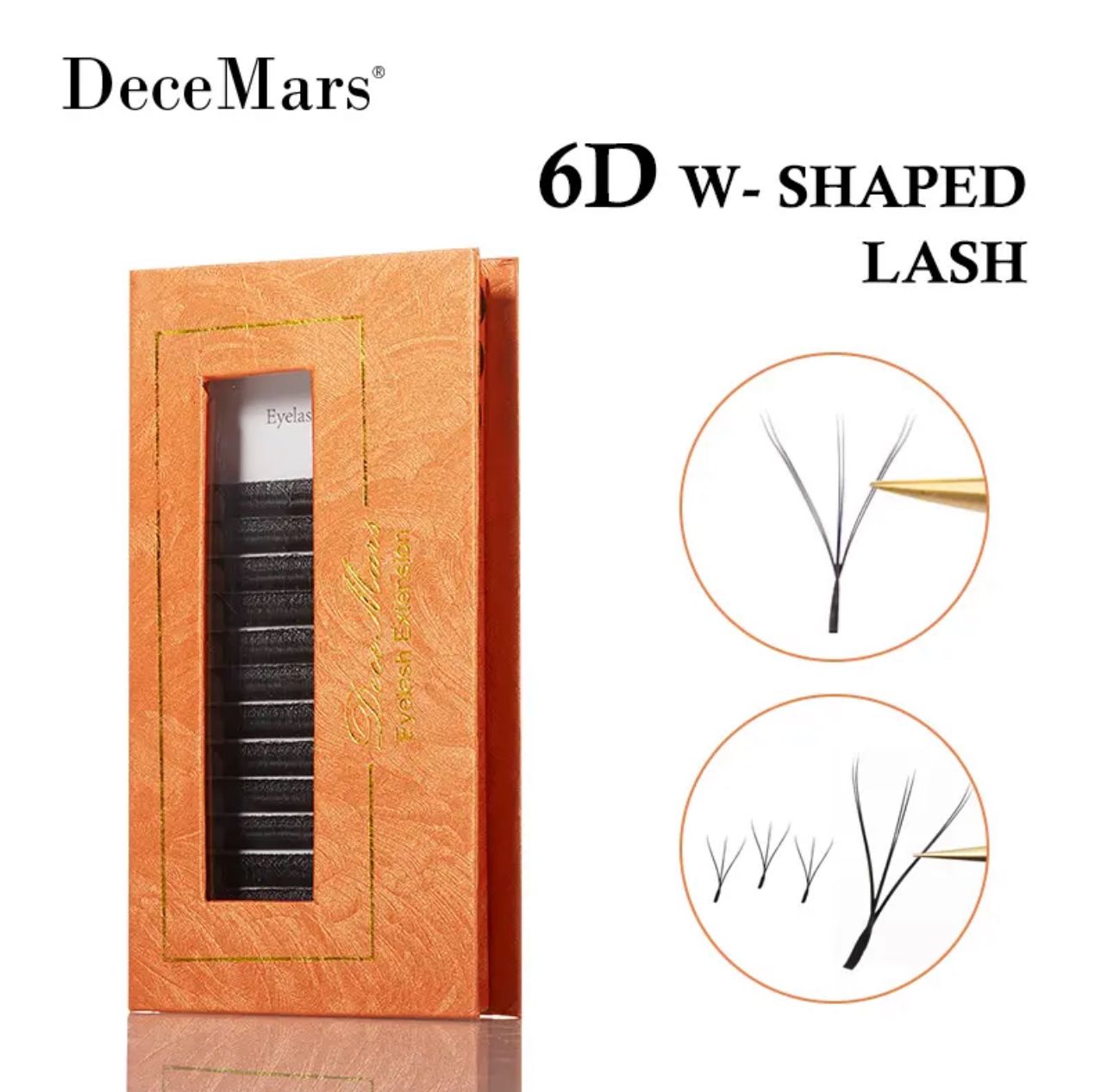 Cílios 6D Decemars Egípcio, Curvatura D