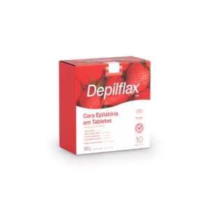 Cera Quente Epilatória Depilflax Morango 500g