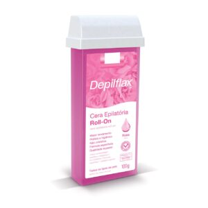Cera Refil Roll On Depilflax Rosa 100g